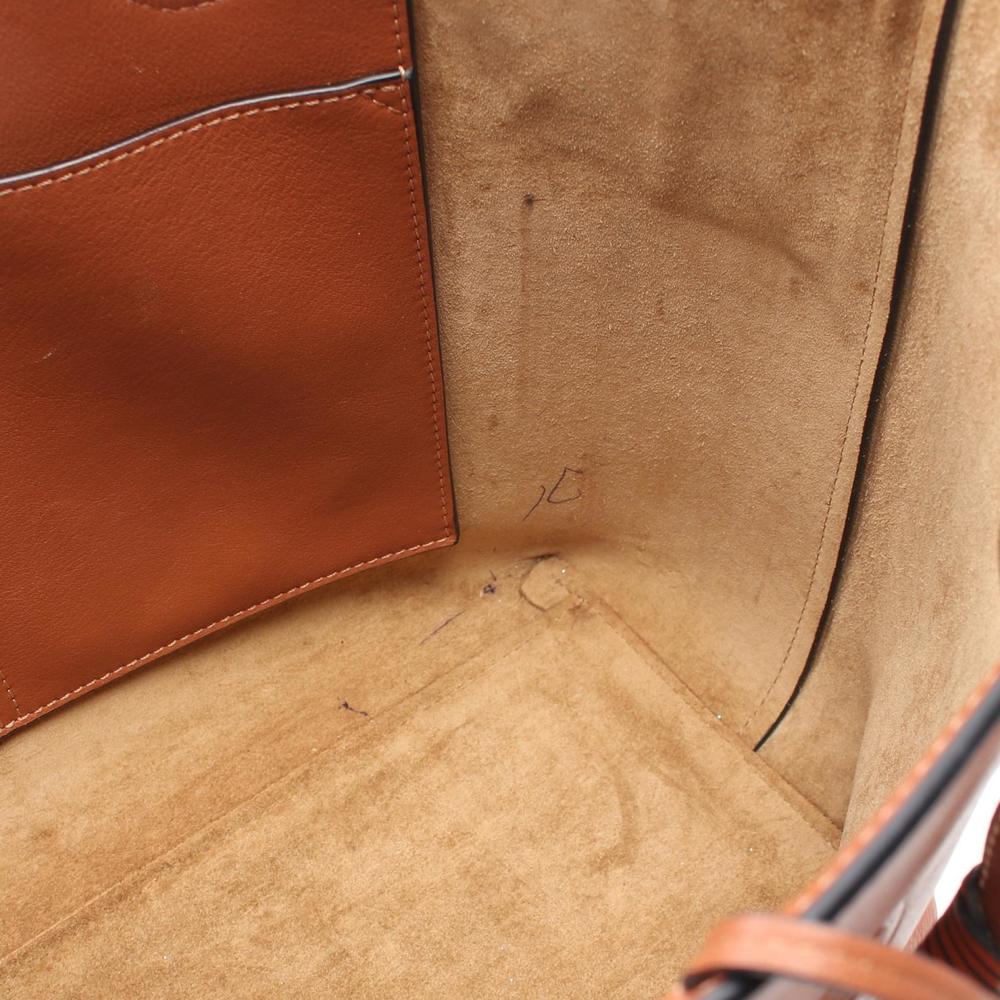 Loewe Bag Tote Anagram Brown Leather - Picture 8 of 10